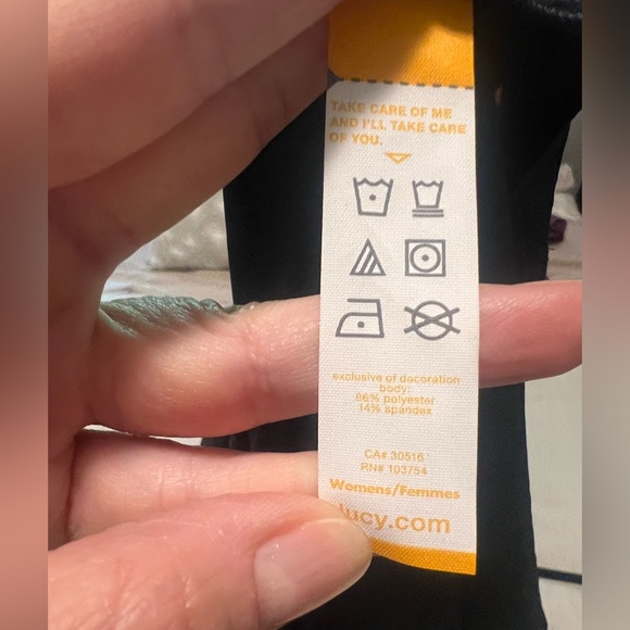 NWT Lucy Transcend Sleeveless Top- Black, Size L - Picture 6 of 6